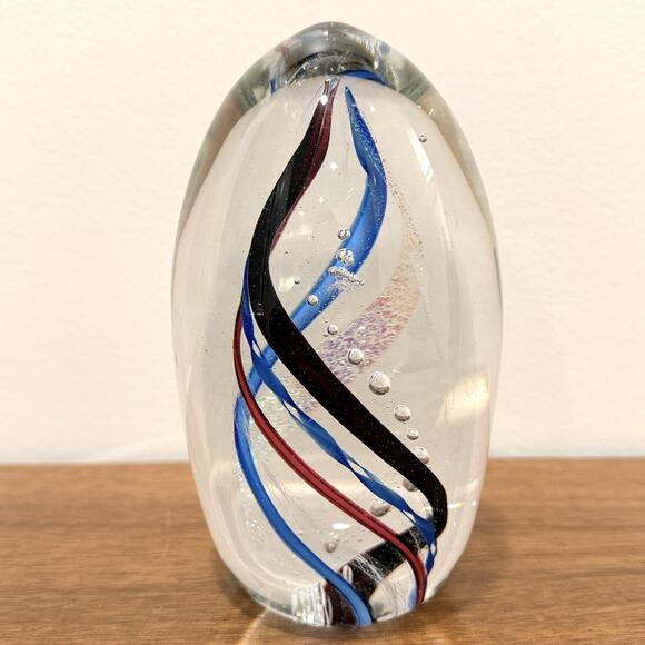 Mark Monson Glasshouse Studio Art Glass Paperweight Sculpture Signed Numbered 6" - Picture 3 of 12